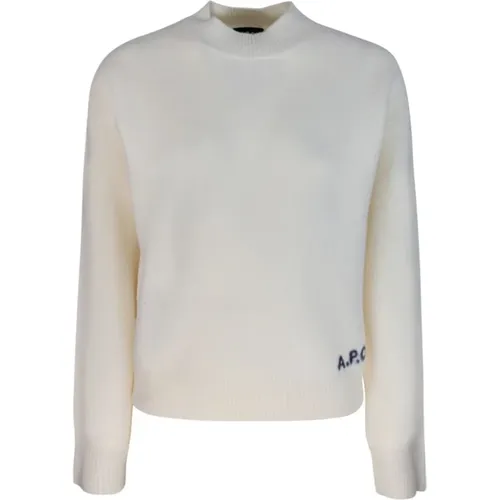 Soft Wool Sweater Square Cut , female, Sizes: L, M - A.p.c. - Modalova