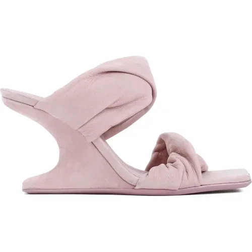 Purple Suede Sandals , female, Sizes: 3 UK - Rick Owens - Modalova