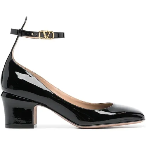 Patent Leather Buckle Pumps , female, Sizes: 2 1/2 UK - Valentino Garavani - Modalova