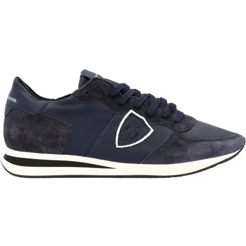 Blaue Trpx Low Top Sneakers , Herren, Größe: 41 EU - Philippe Model - Modalova