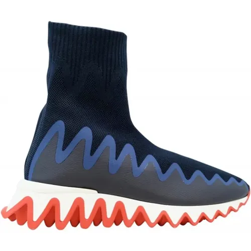 Stylish Slip-On Sock Sneakers , female, Sizes: 4 UK, 5 UK - Christian Louboutin - Modalova