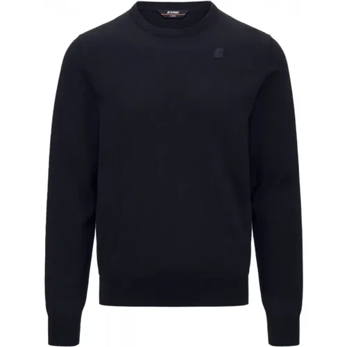 Baumwollstrickpullover Sebastian Stil , Herren, Größe: L - K-way - Modalova