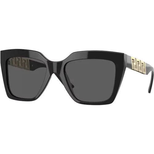 Schwarze/Graue Sonnenbrille,Braune Sonnenbrille - Versace - Modalova
