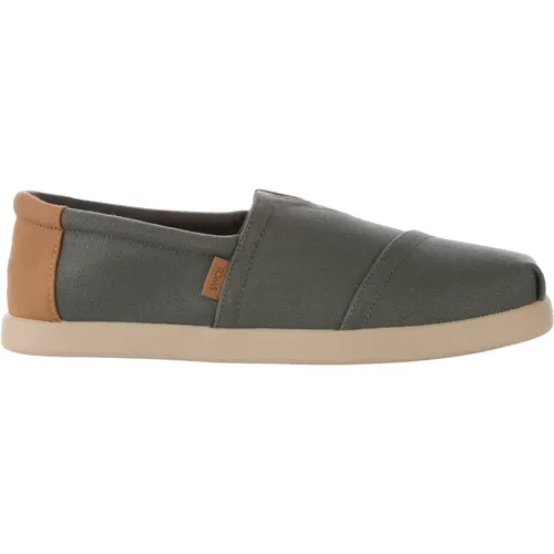 Forest Vegan Slip-On Trainers , male, Sizes: 10 UK, 10 1/2 UK, 9 UK - TOMS - Modalova