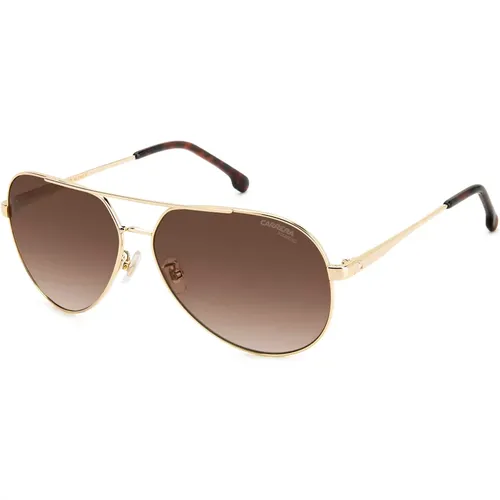 Gold/Brown Polarized Sunglasses , female, Sizes: 63 MM - Carrera - Modalova