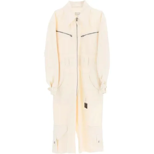 Cotton Jumpsuit Stylish Functional , female, Sizes: XS - Maison Margiela - Modalova