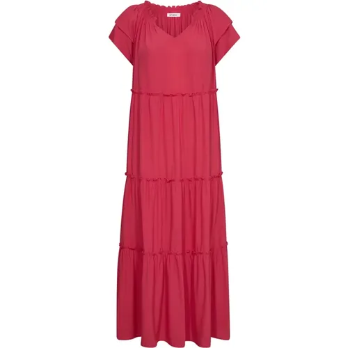 Sunrise Dress with Feminine Flounce Details , female, Sizes: M - Co'Couture - Modalova