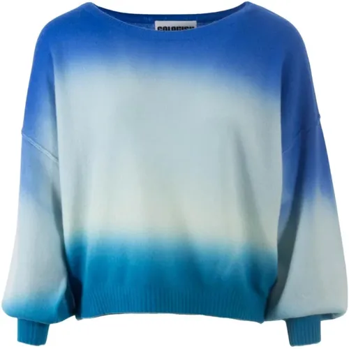 Dip Dye Balloon Sweatshirt , female, Sizes: M, S - Crush - Modalova