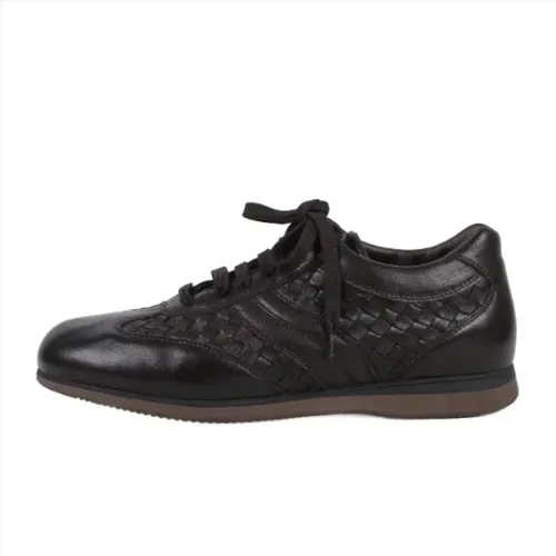 Pre-owned Leather sneakers , male, Sizes: 8 UK - Bottega Veneta Vintage - Modalova