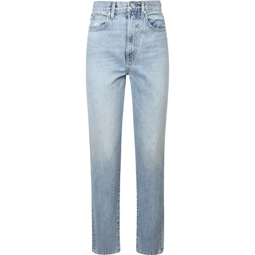 High waist jeans , female, Sizes: W29, W27, W28 - Slvrlake - Modalova