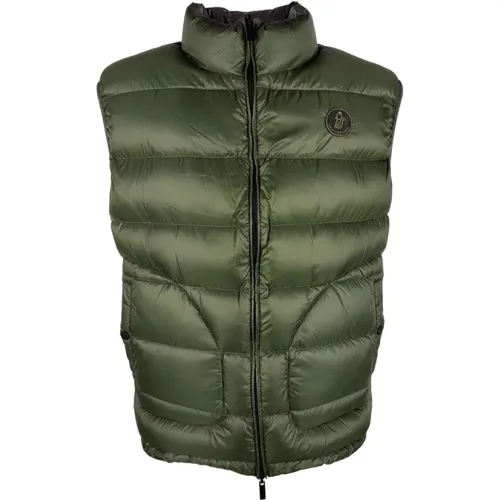 Reversible and Grey Puffer Vest , male, Sizes: L - Centogrammi - Modalova