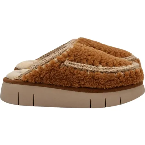 Curly Sheepskin Bounce Clog , female, Sizes: 4 UK, 7 UK, 6 UK, 5 UK, 3 UK - Mou - Modalova