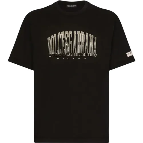N0000 Nero T-Shirt , Herren, Größe: L - Dolce & Gabbana - Modalova