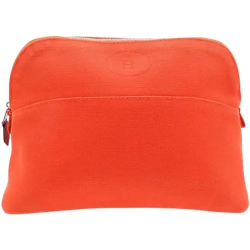 Pre-owned Cotton pouches , female, Sizes: ONE SIZE - Hermès Vintage - Modalova