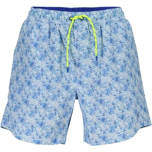 Blaue Herren Badehose Fantasy Boxer , Herren, Größe: S - North Sails - Modalova