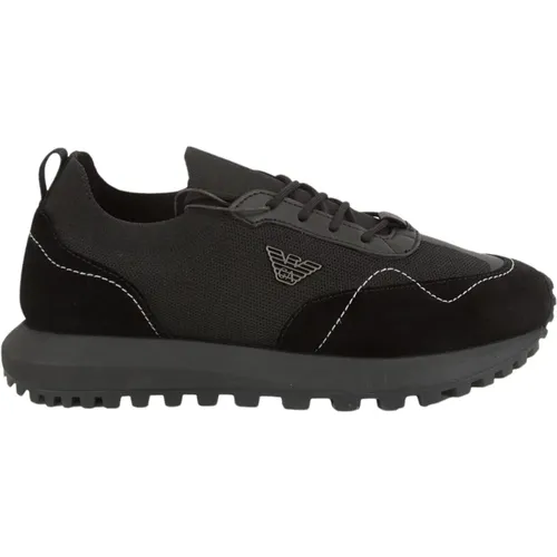 Sneakers , male, Sizes: 8 UK, 9 UK, 11 UK, 10 UK - Emporio Armani - Modalova