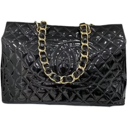 Vintage Chanel GST XXl Leather Handbag , female, Sizes: ONE SIZE - Chanel Vintage - Modalova