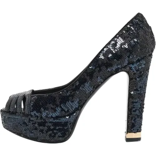 Pre-owned Fabric heels , female, Sizes: 6 UK - Louis Vuitton Vintage - Modalova