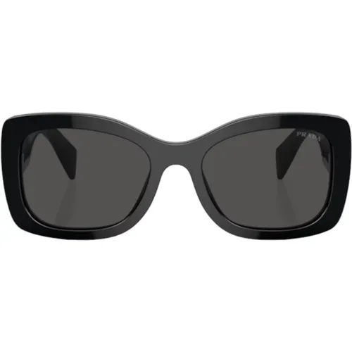 Oversized Acetate Sungles , female, Sizes: 56 MM - Prada - Modalova