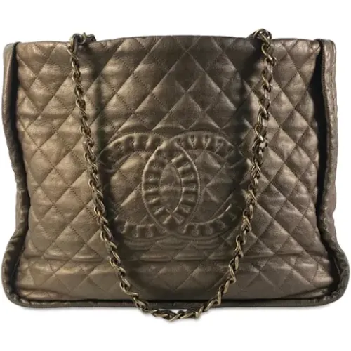 Pre-owned Leather totes , female, Sizes: ONE SIZE - Chanel Vintage - Modalova