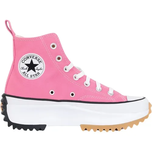 Rosa Weiße Damen Sneakers Run Star Hike Hi , Damen, Größe: 41 EU - Converse - Modalova