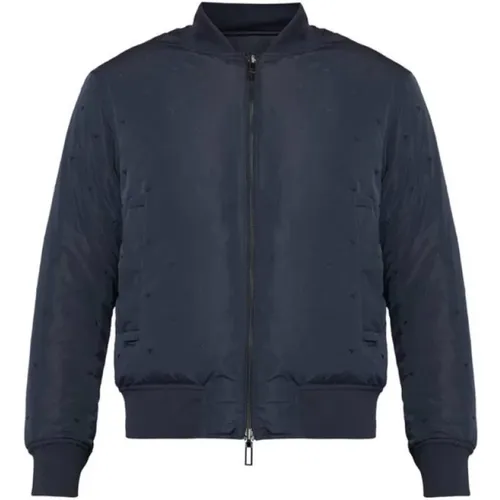 Bedruckte Logo Bomberjacke Armani - Armani - Modalova