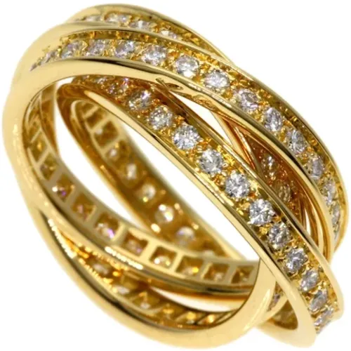 Pre-owned Gold rings , female, Sizes: ONE SIZE - Cartier Vintage - Modalova