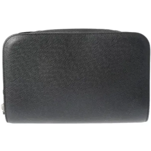 Pre-owned Leather clutches , male, Sizes: ONE SIZE - Louis Vuitton Vintage - Modalova