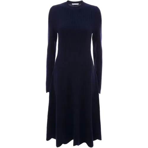 Blaues Wollkleid Langarm - JW Anderson - Modalova