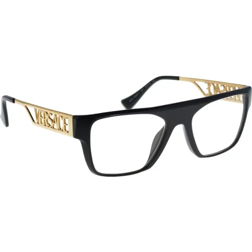 Originale verschreibungspflichtige Brille mit 3 Jahren Garantie , Herren, Größe: 55 MM - Versace - Modalova