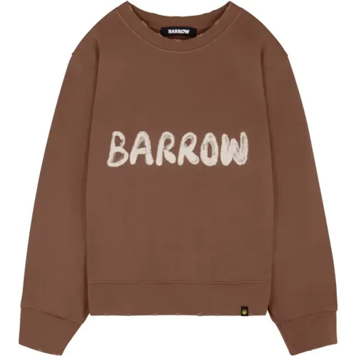 Knitwear Sweater Tobacco , male, Sizes: M, L, S, XS - Barrow - Modalova