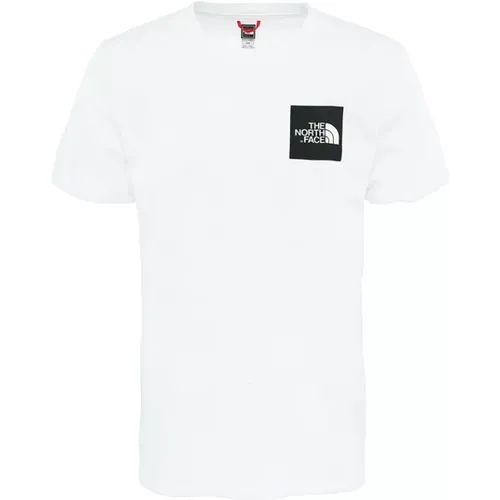 Klassisches Baumwoll T-shirt , Herren, Größe: M - The North Face - Modalova