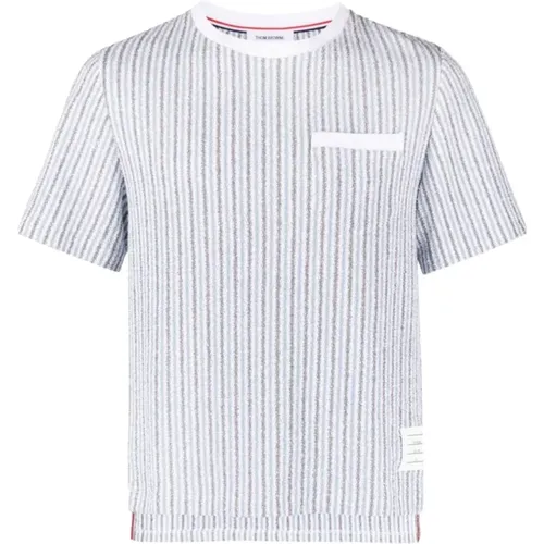 Casual Cotton Tee Shirt , male, Sizes: L - Thom Browne - Modalova