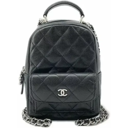 Pre-owned Leather backpacks , female, Sizes: ONE SIZE - Chanel Vintage - Modalova