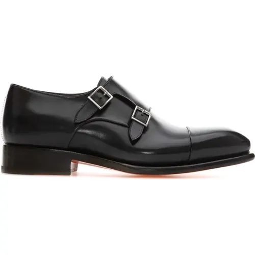 Klassische Monk Strap Schuhe - Santoni - Modalova