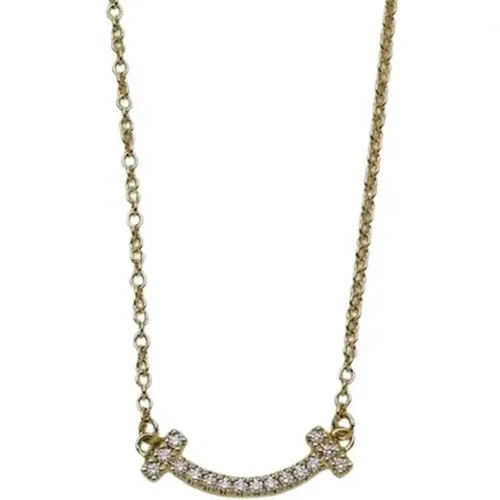 Pre-owned Gold necklaces , female, Sizes: ONE SIZE - Tiffany & Co. Pre-owned - Modalova