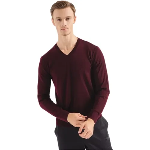 Klassischer Pullover , Herren, Größe: M - Armani Exchange - Modalova