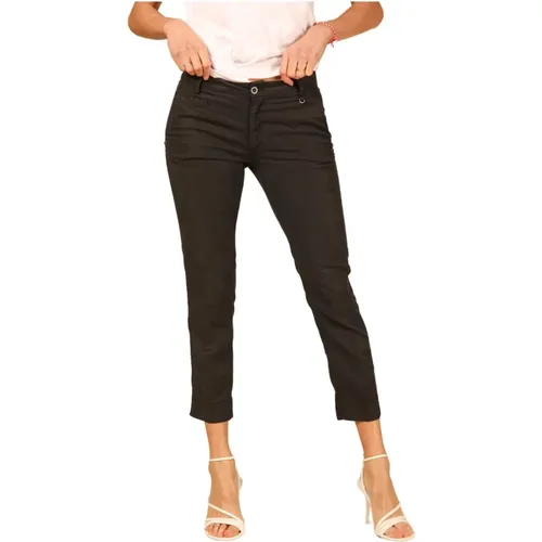 Curvy Chino Hose aus Stretch-Tencel , Damen, Größe: 2XS - Mason's - Modalova