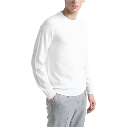 Woll-, Seiden- und Kaschmirgarn Pullover , Herren, Größe: M - PESERICO - Modalova