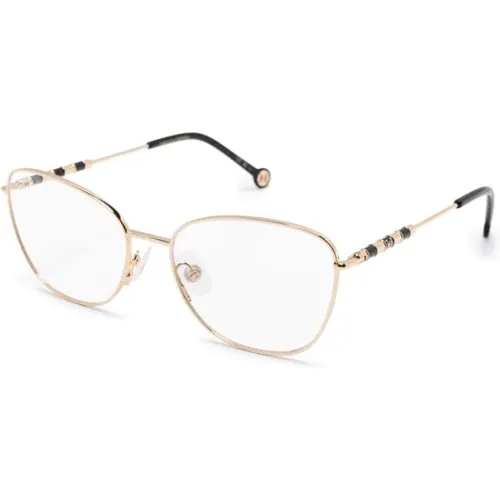 Rosa Optische Brille, vielseitig und stilvoll , Damen, Größe: 55 MM - Carolina Herrera - Modalova