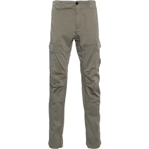 Stretch Sateen Ergonomic Cargo Pants , male, Sizes: M, S, XL, L - C.P. Company - Modalova