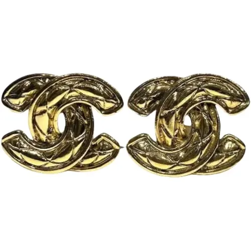 Pre-owned Metal earrings , female, Sizes: ONE SIZE - Chanel Vintage - Modalova