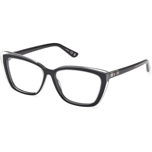 Square Frame Eyeglasses , female, Sizes: 55 MM - Guess - Modalova