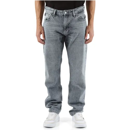 Authentische Gerades Jeans Fünf Taschen , Herren, Größe: W32 - Calvin Klein Jeans - Modalova