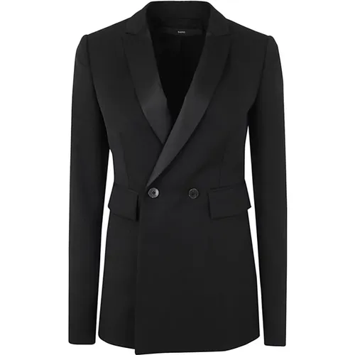 Double Breasted Blazer Jacket , female, Sizes: M - Sapio - Modalova