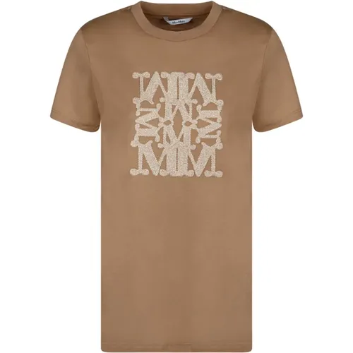 Clay Appliqué T-Shirt , female, Sizes: S - Max Mara - Modalova