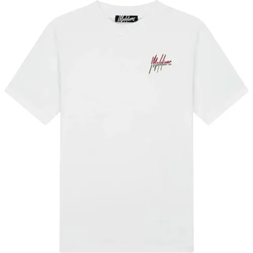 Split T-Shirt , Herren, Größe: M - Malelions - Modalova