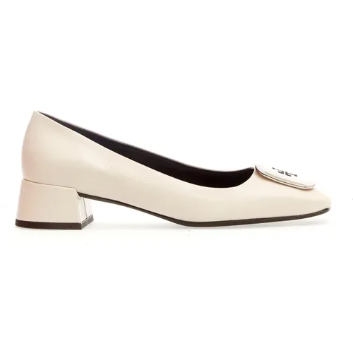 Womens Shoes Pumps Bianco Ss24 , female, Sizes: 5 UK, 3 1/2 UK, 3 UK, 7 UK, 6 UK - TORY BURCH - Modalova