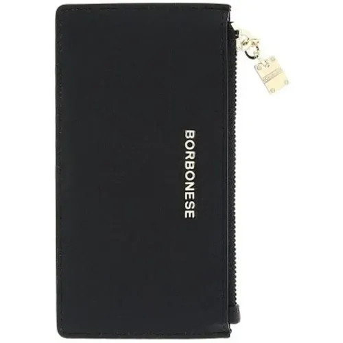 Card Holder Wallet, Stylish and Functional , female, Sizes: ONE SIZE - Borbonese - Modalova