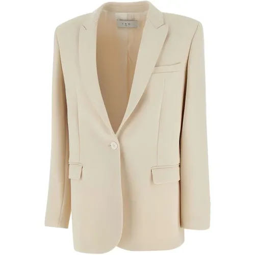 Weiße Crepe-Blazer mit Knopfverschluss , Damen, Größe: XS - IRO - Modalova